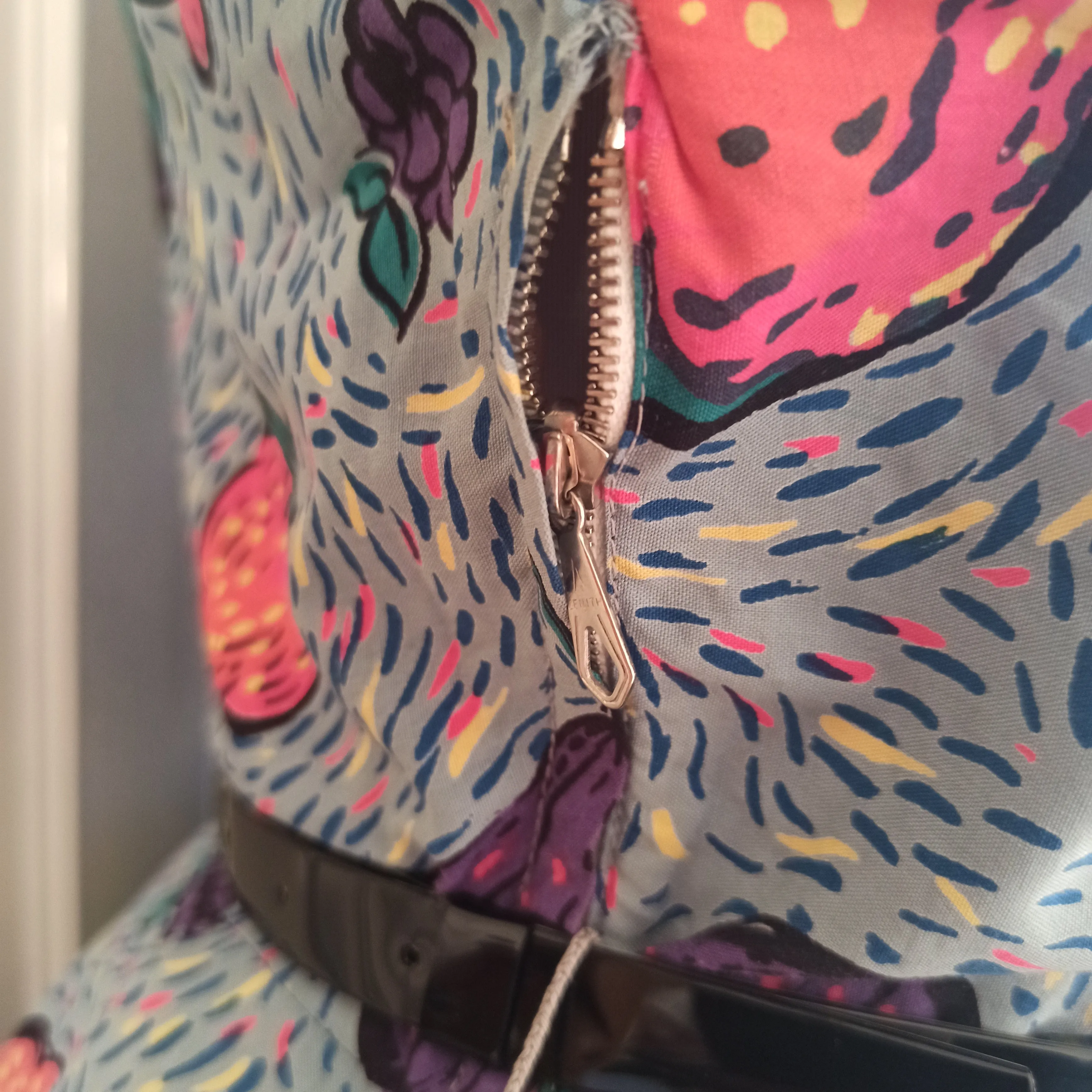 1940s 1950s - Stunning Novelty Print Fruits Cotton Dress - W27 (68cm)