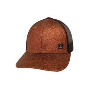 Ariat M&F Women's Glitter Orange Mesh Cap
