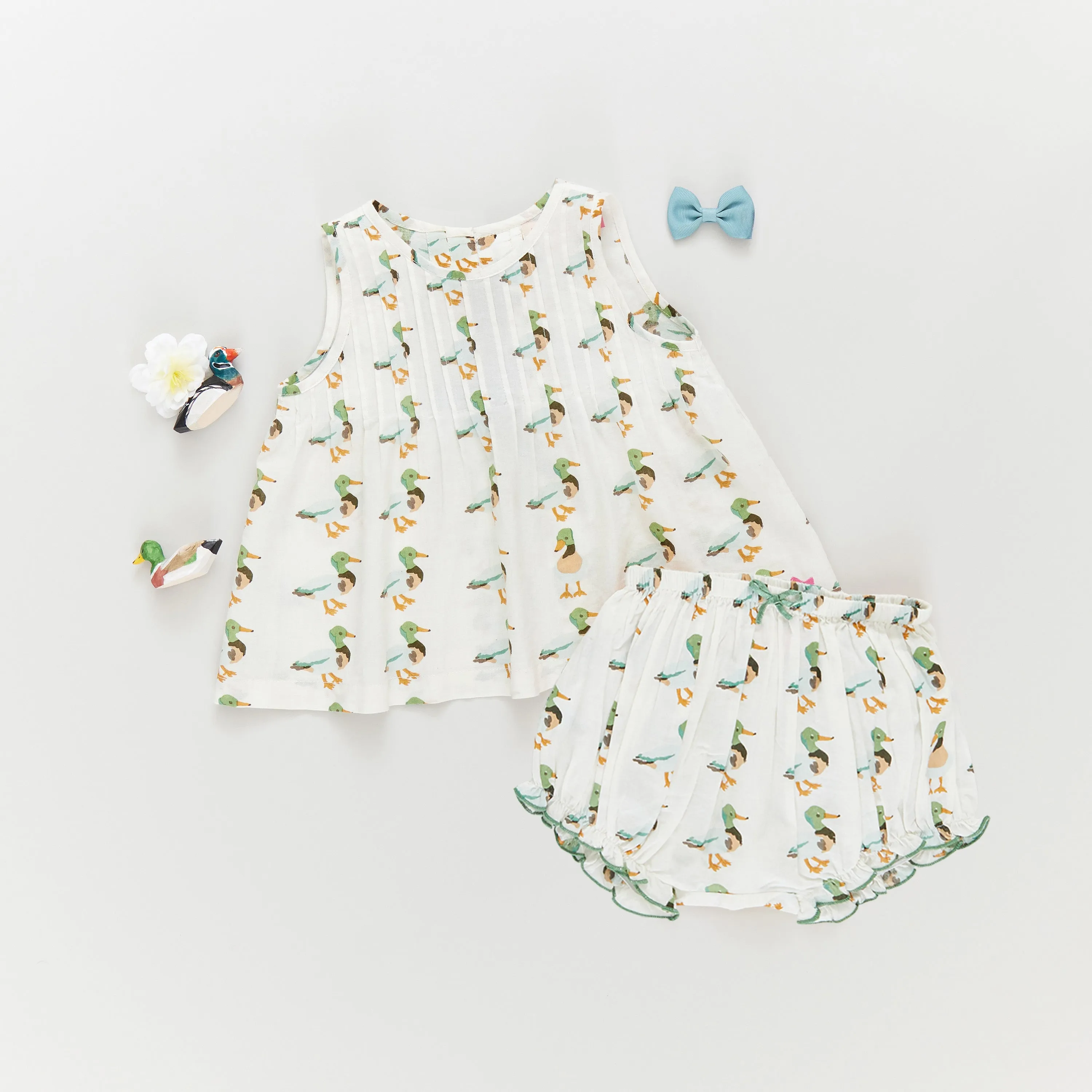 Baby Girls Jaipur 2-Piece Set - Mallard Friends