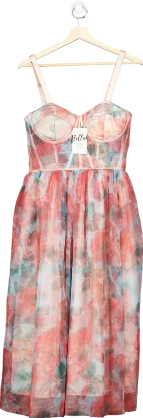 Bella Barnett Floral Mesh Dress XL