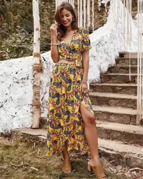 Boho Hippie Chic Maxi Dress