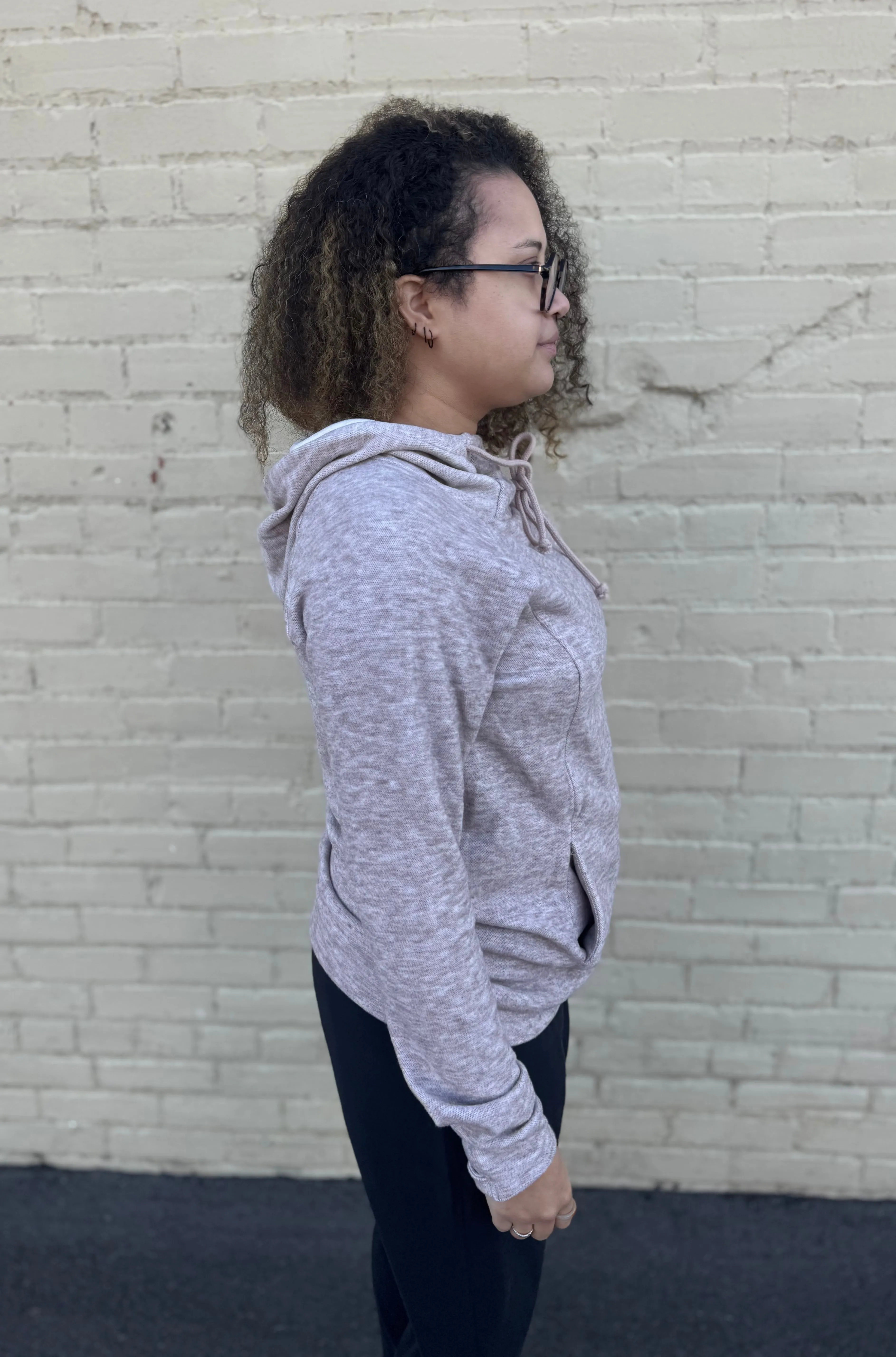 Buttery Soft Fleece Knit Hoodie