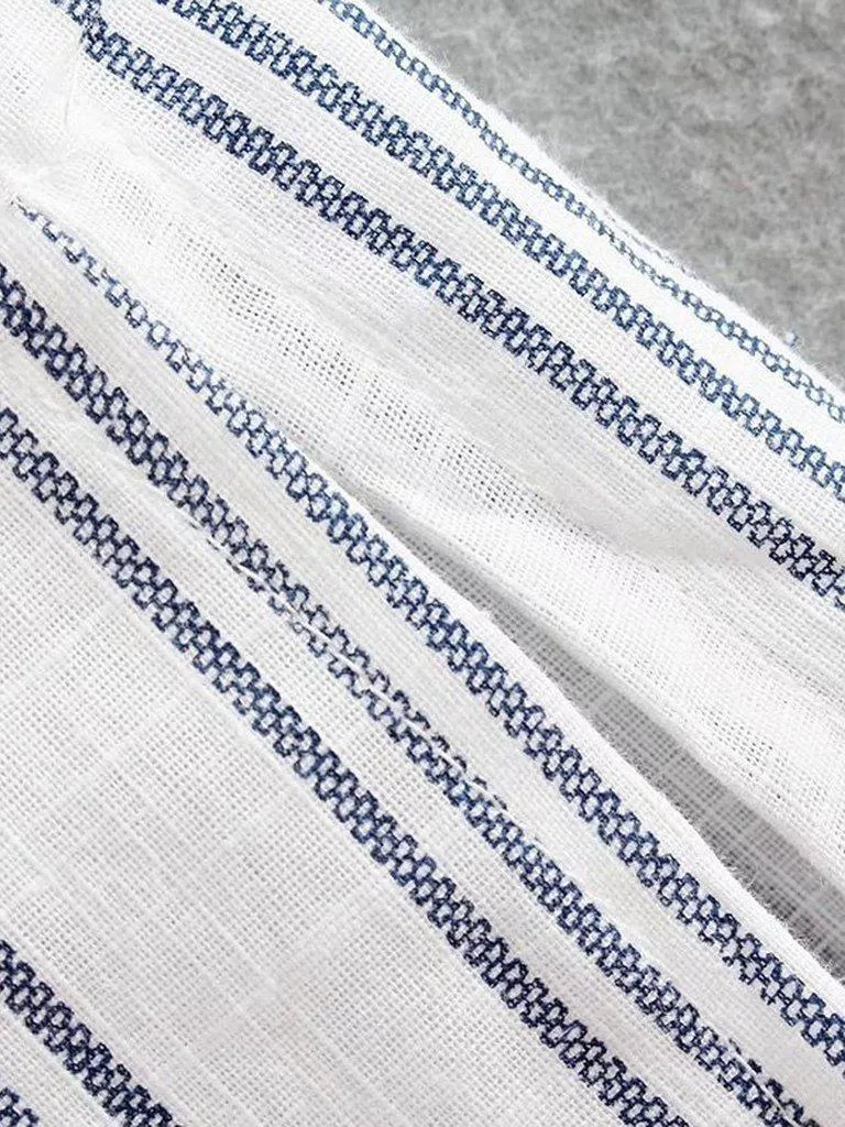 Button Through Slit Side Skirt