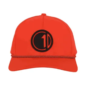 C1D - Perforated Rope Snapback Hat - Orange