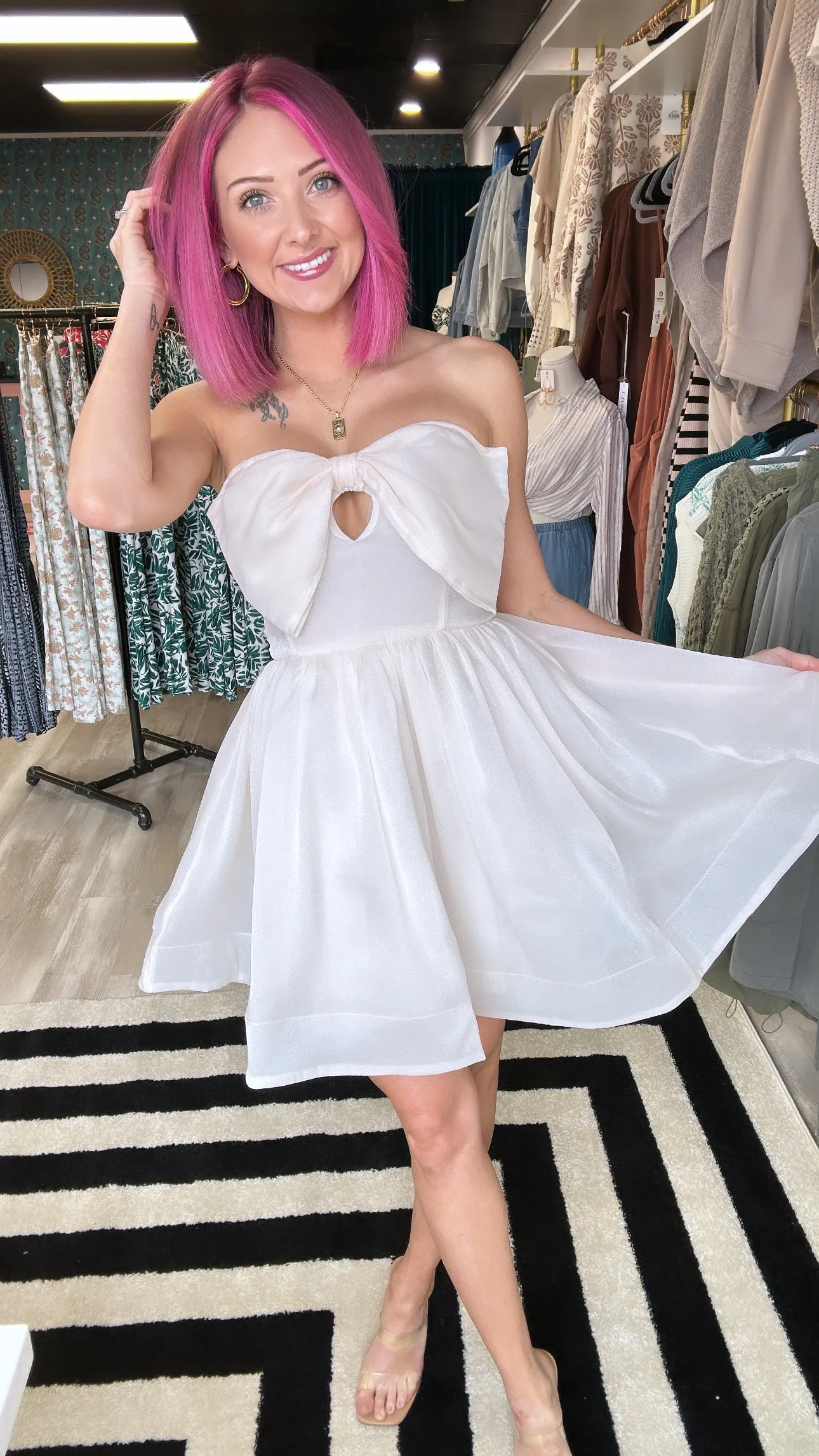 Charmed & Classy Bow Dress