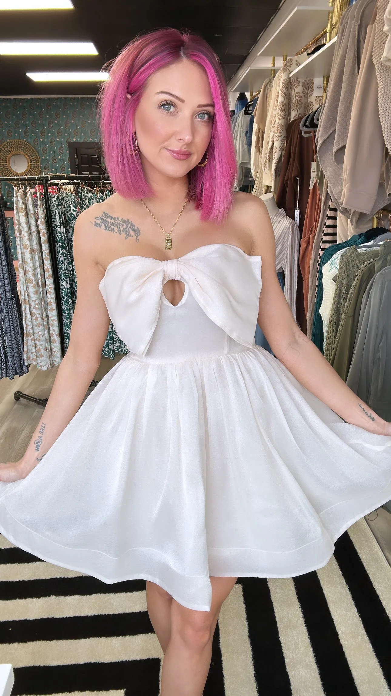 Charmed & Classy Bow Dress