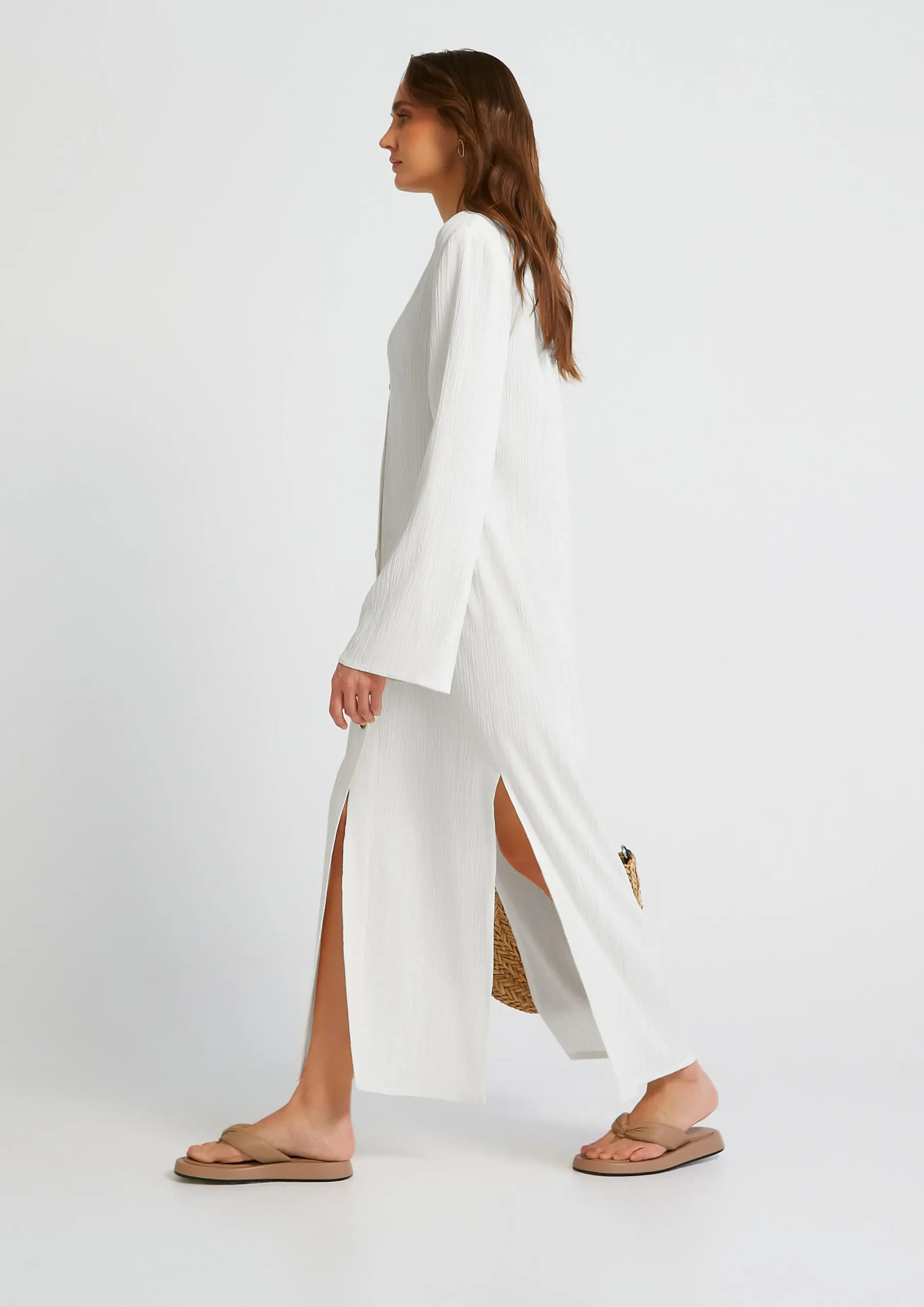 Chic Elegant Kaftan (White)