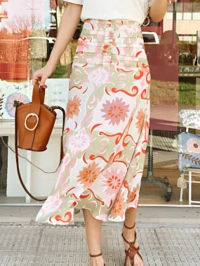 Classy Unique Floral Skirt