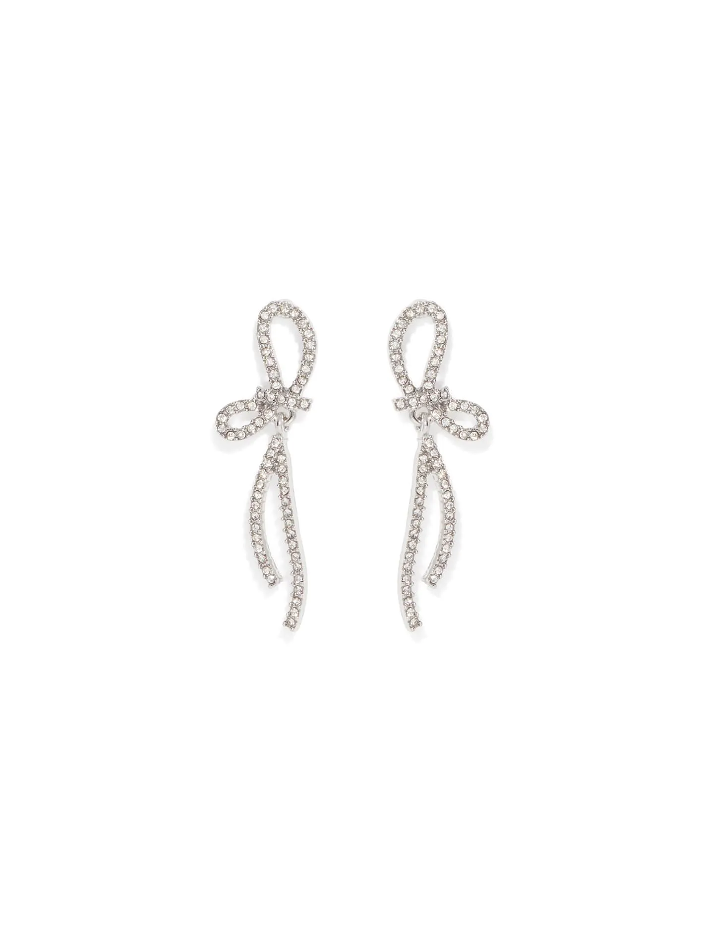 Dahlia Dainty Bow Drop Earrings