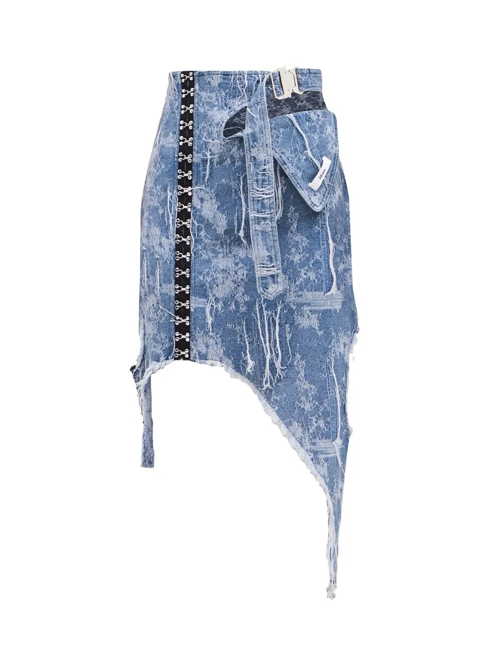 Denim Asymmmetry Nichi Fashionable Skirt