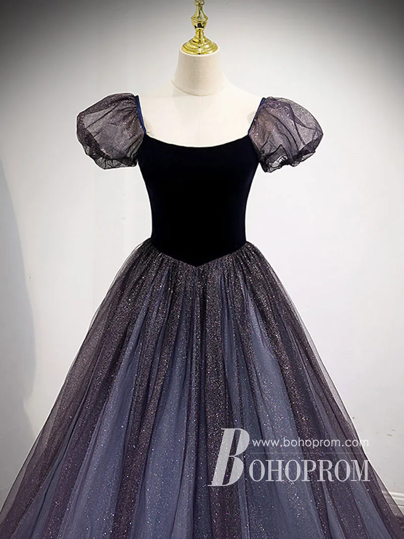 Dreamy Shining Lace & Tulle Prom Dress A-line Long Princess Dress PD735