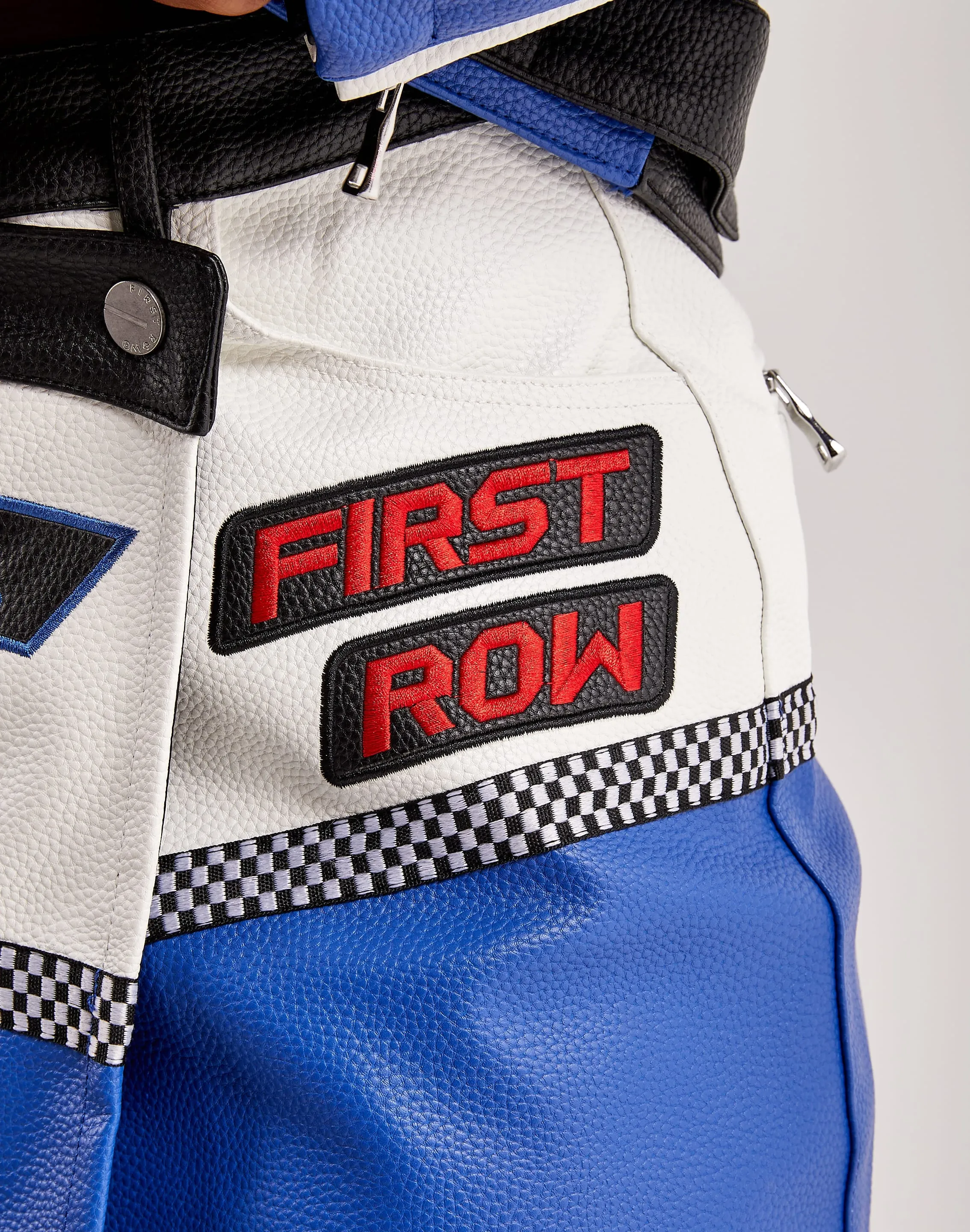 First Row Leather Racing Skirt