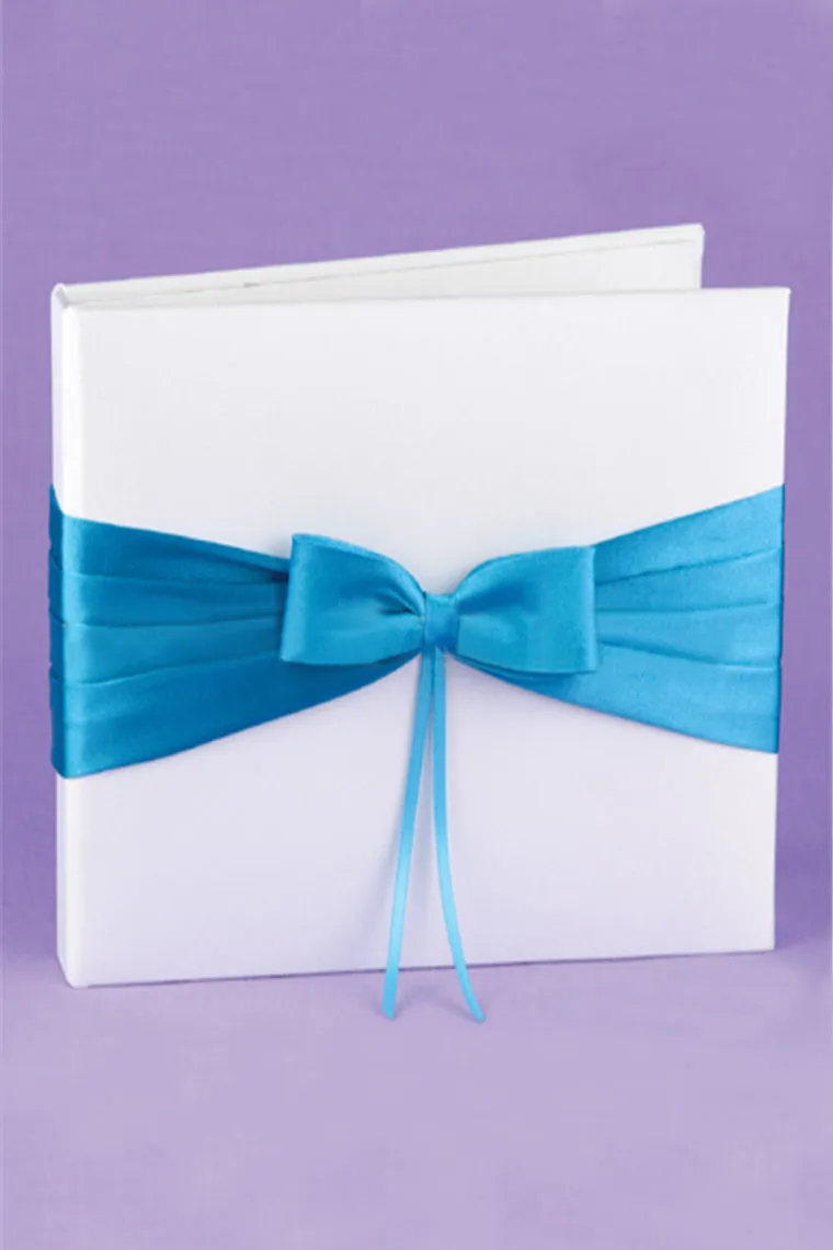 Fresh Sash/Bow Guestbook & Pen Set