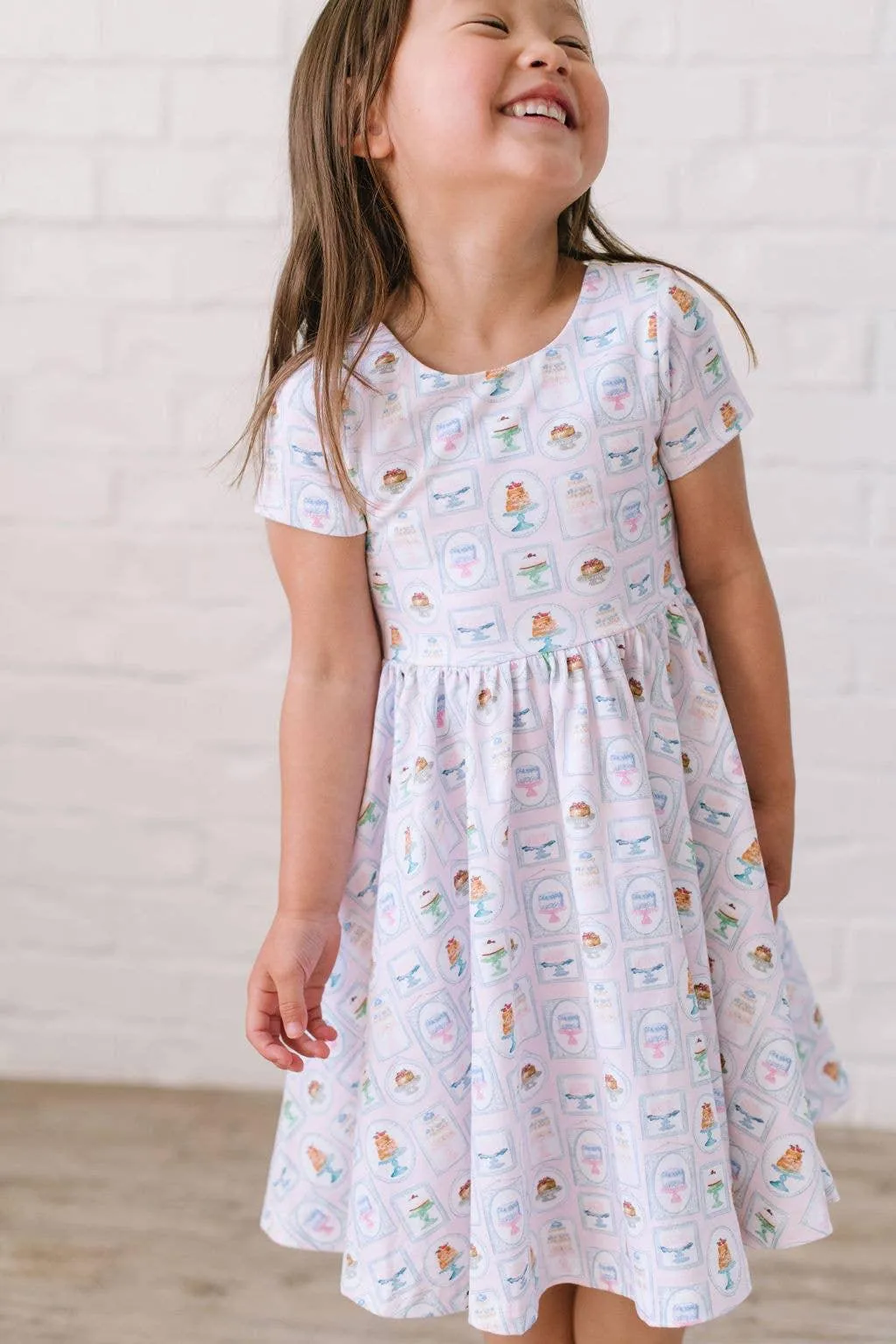 Girls Dresses | Classic Twirl-  Let Them Eat Cake  | Ollie Jay