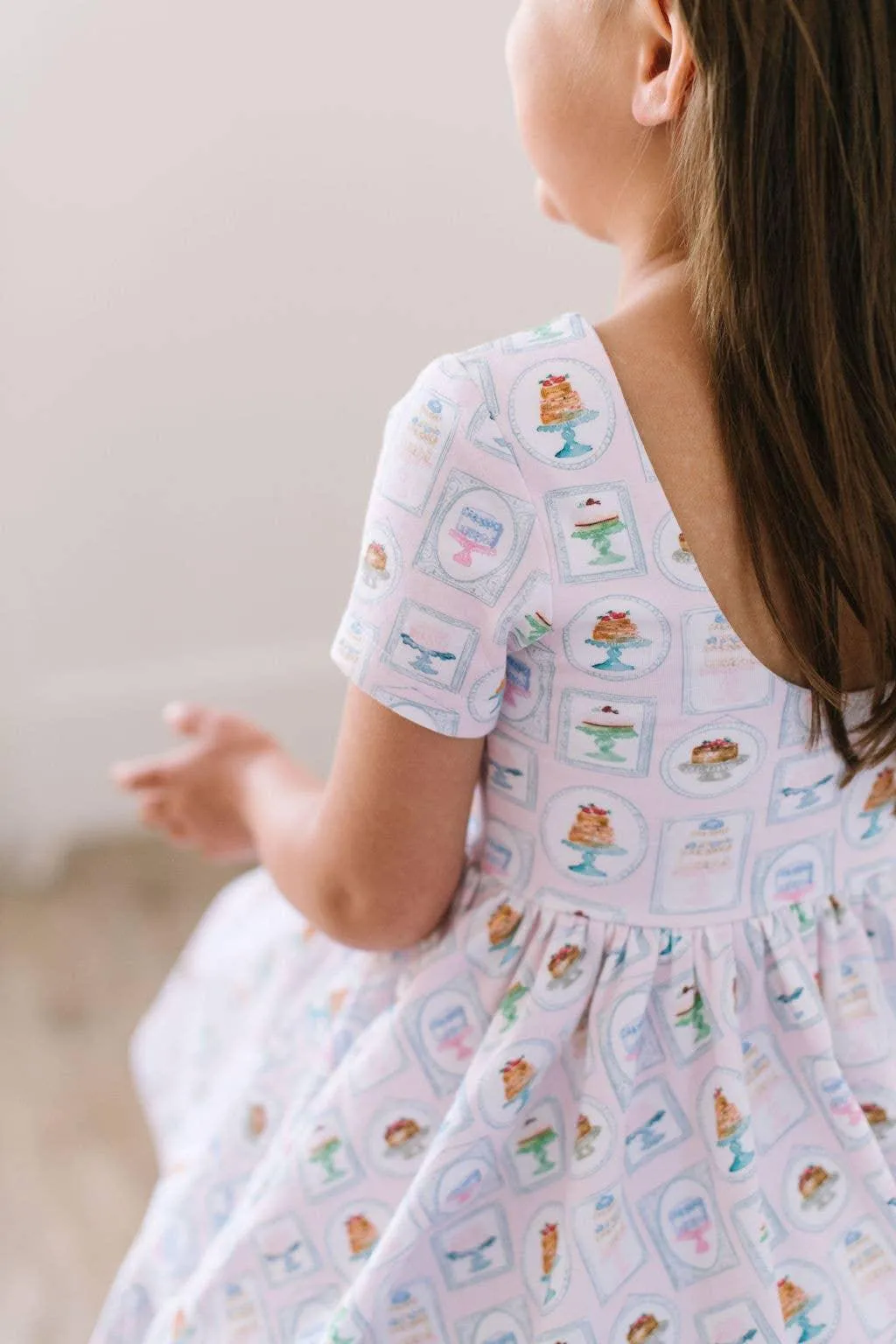 Girls Dresses | Classic Twirl-  Let Them Eat Cake  | Ollie Jay