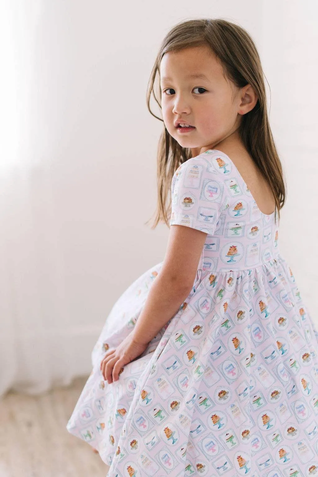 Girls Dresses | Classic Twirl-  Let Them Eat Cake  | Ollie Jay