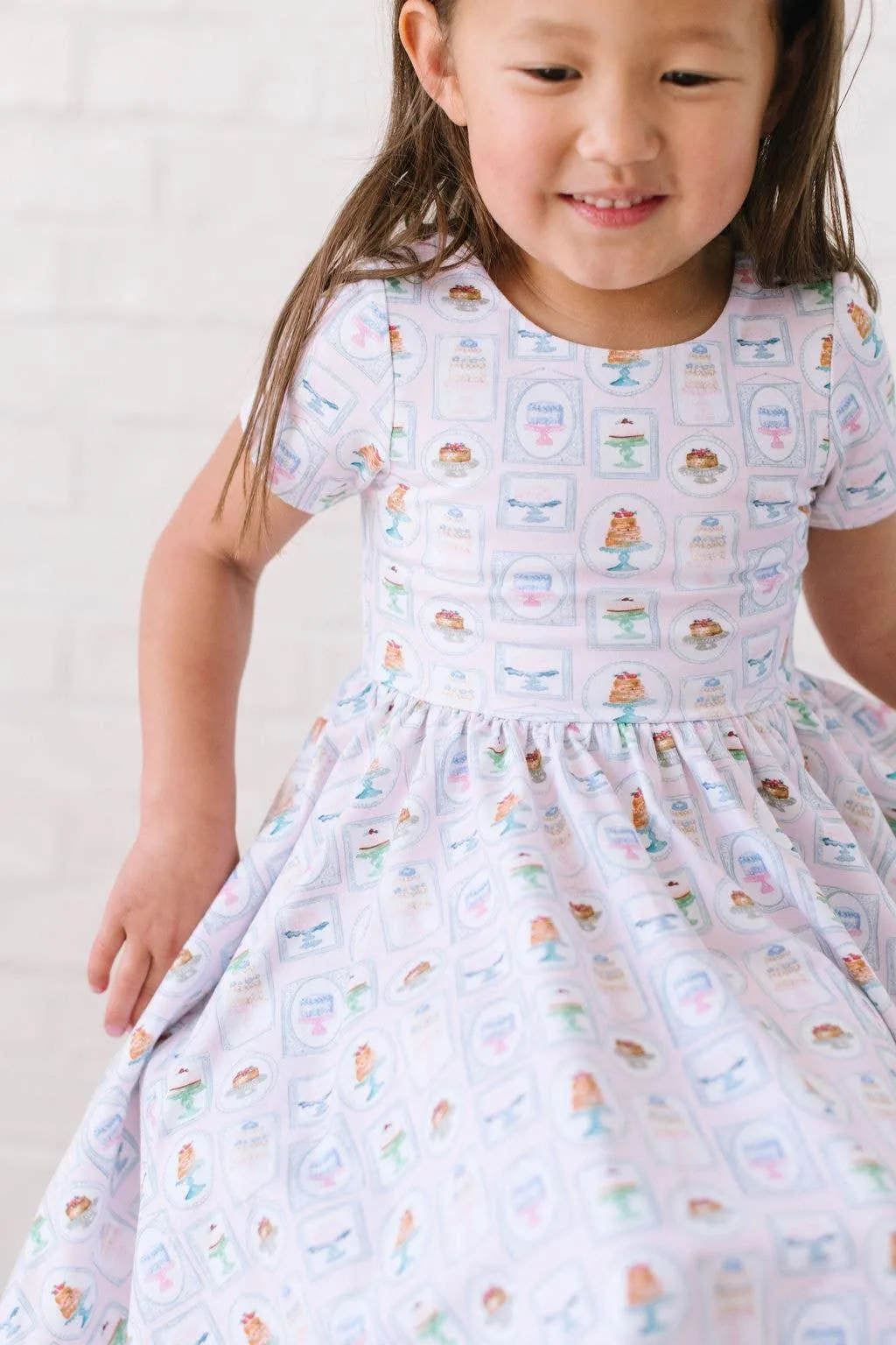 Girls Dresses | Classic Twirl-  Let Them Eat Cake  | Ollie Jay