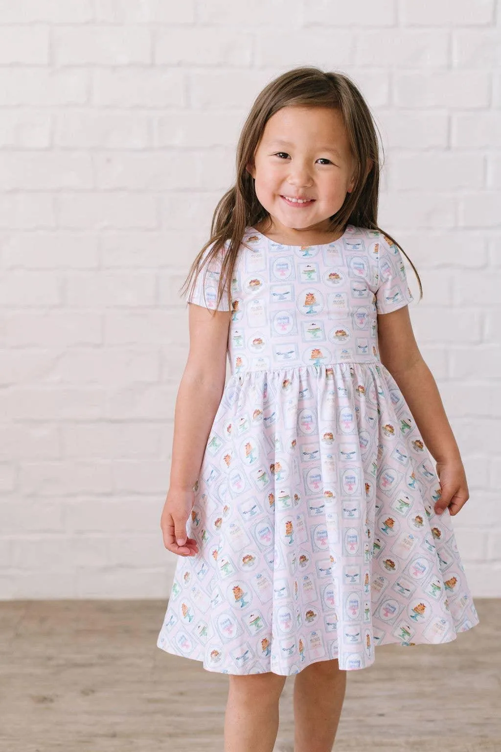 Girls Dresses | Classic Twirl-  Let Them Eat Cake  | Ollie Jay