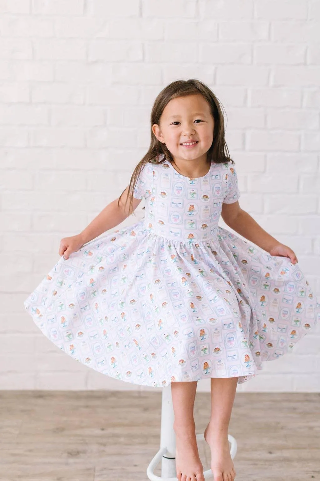 Girls Dresses | Classic Twirl-  Let Them Eat Cake  | Ollie Jay