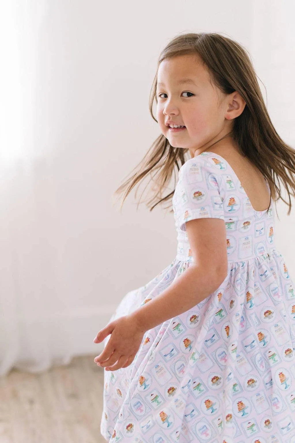 Girls Dresses | Classic Twirl-  Let Them Eat Cake  | Ollie Jay