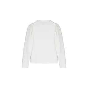 Glaring Turtleneck Top - Cream