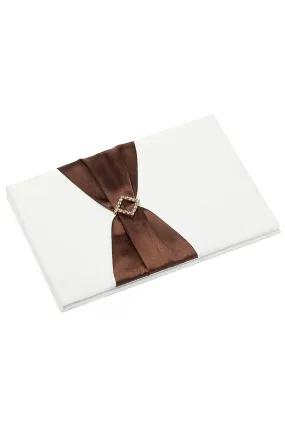 Graceful Rhinestones Guestbook & Pen Set
