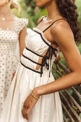 In the Moment Side Tie Dress