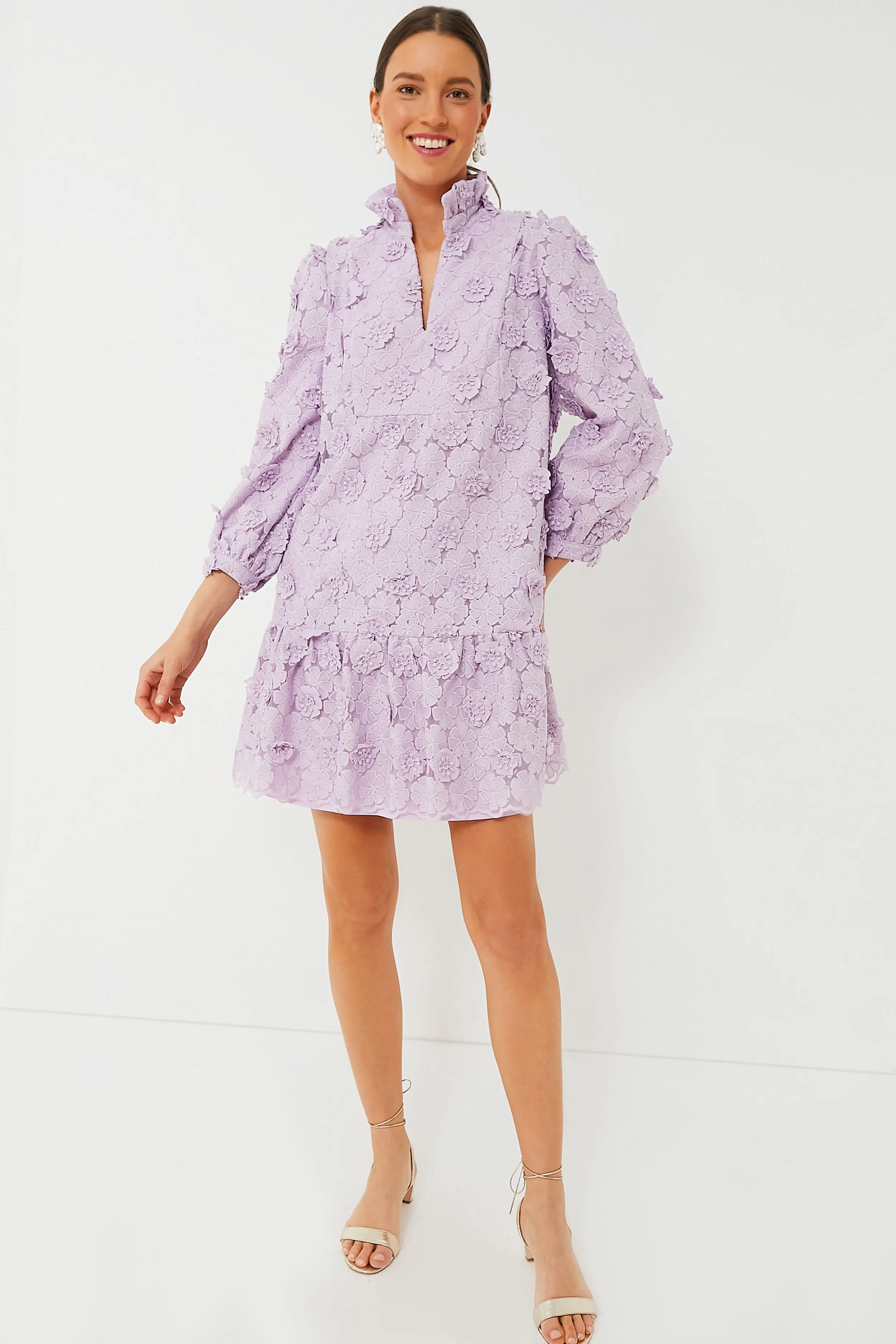 Lilac Lace Palmerston Dress