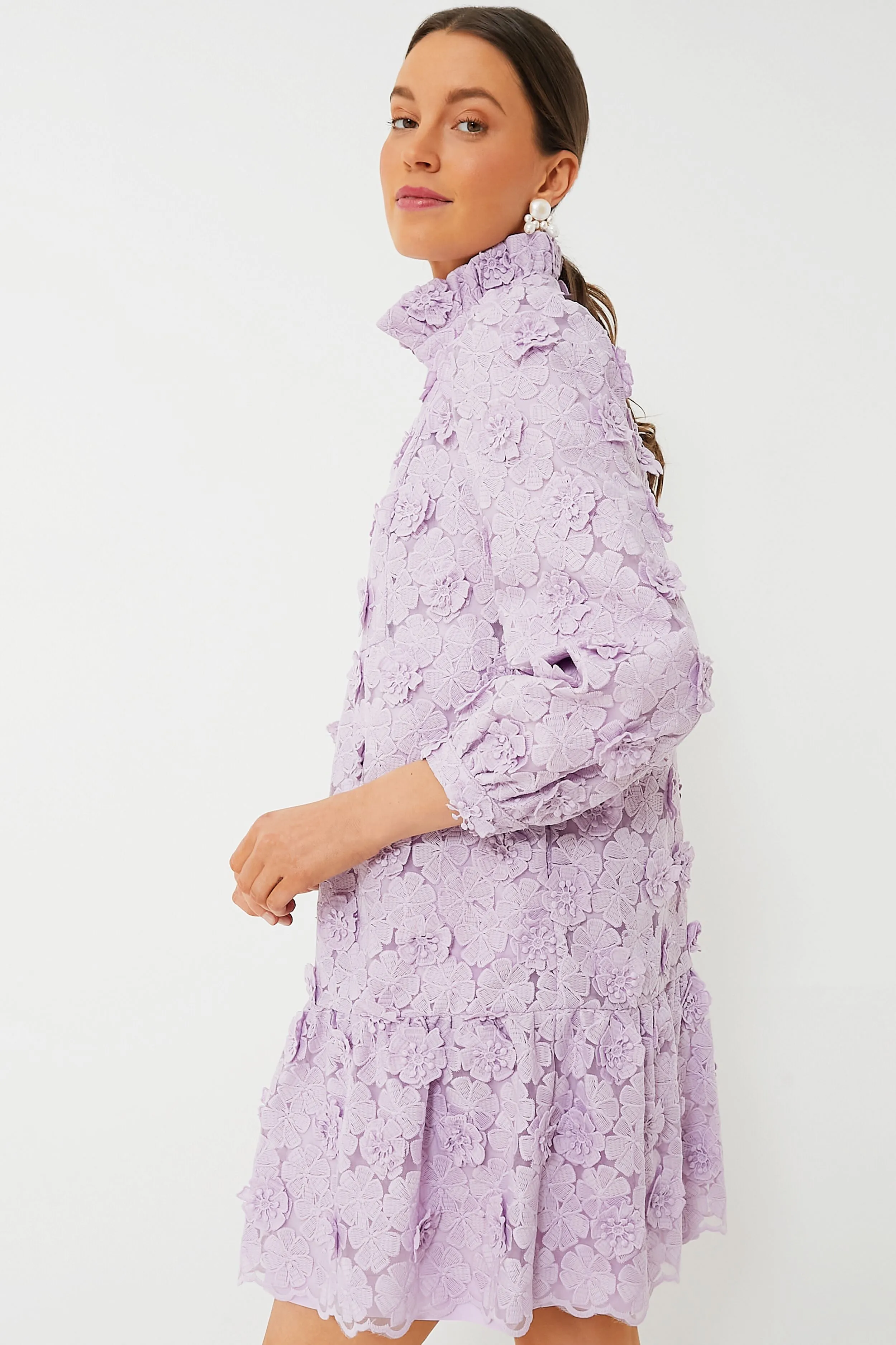 Lilac Lace Palmerston Dress