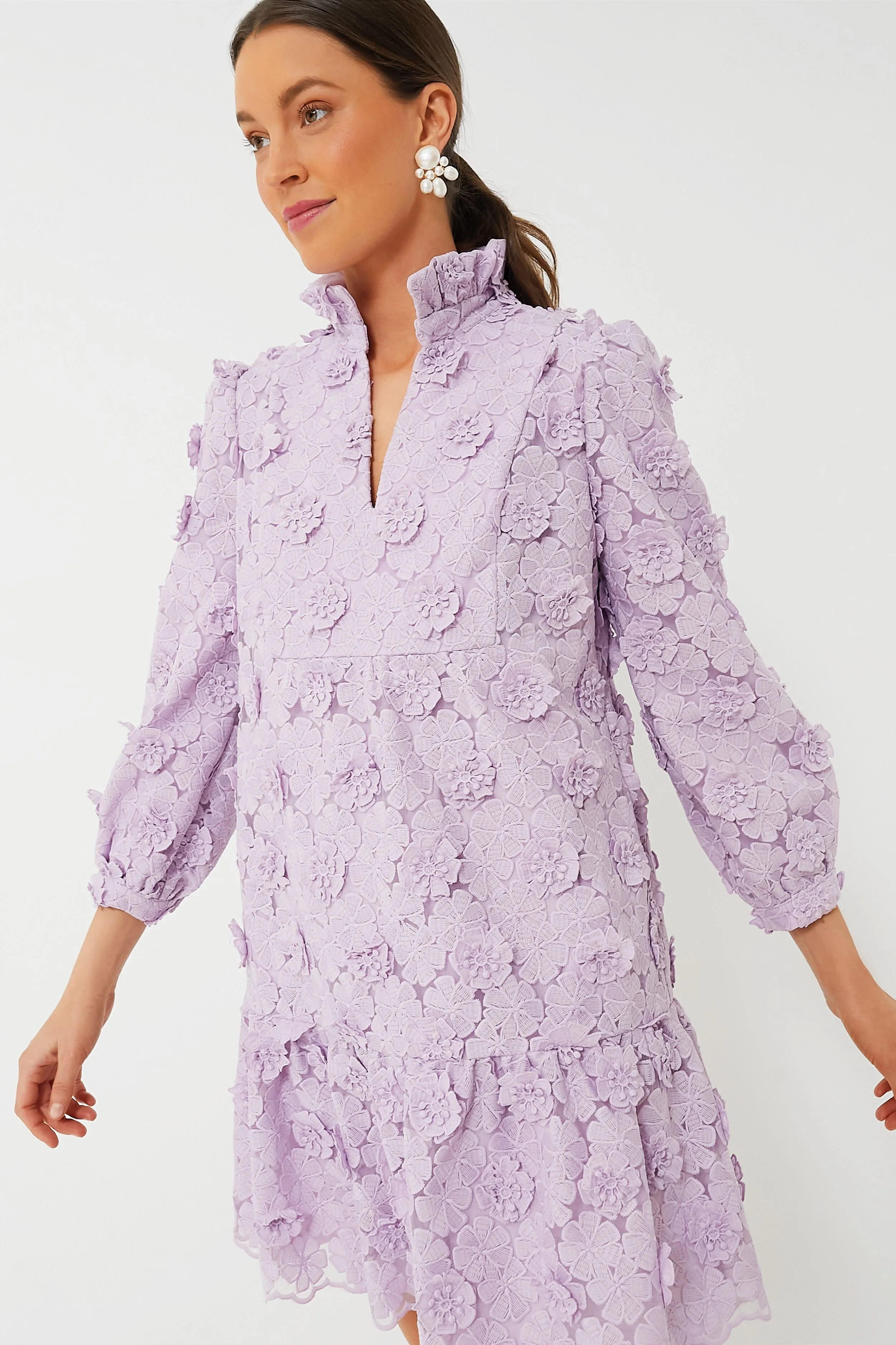 Lilac Lace Palmerston Dress