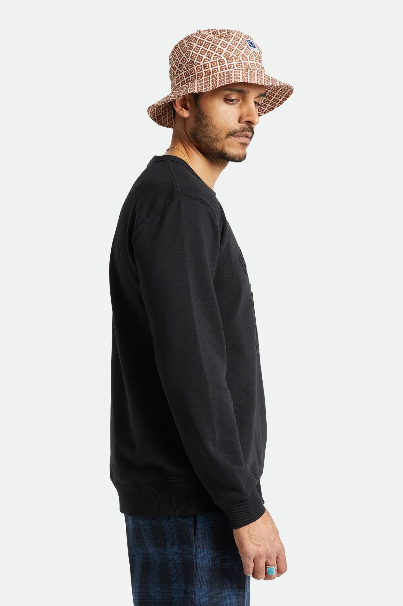 Lion Crest Crew - Black