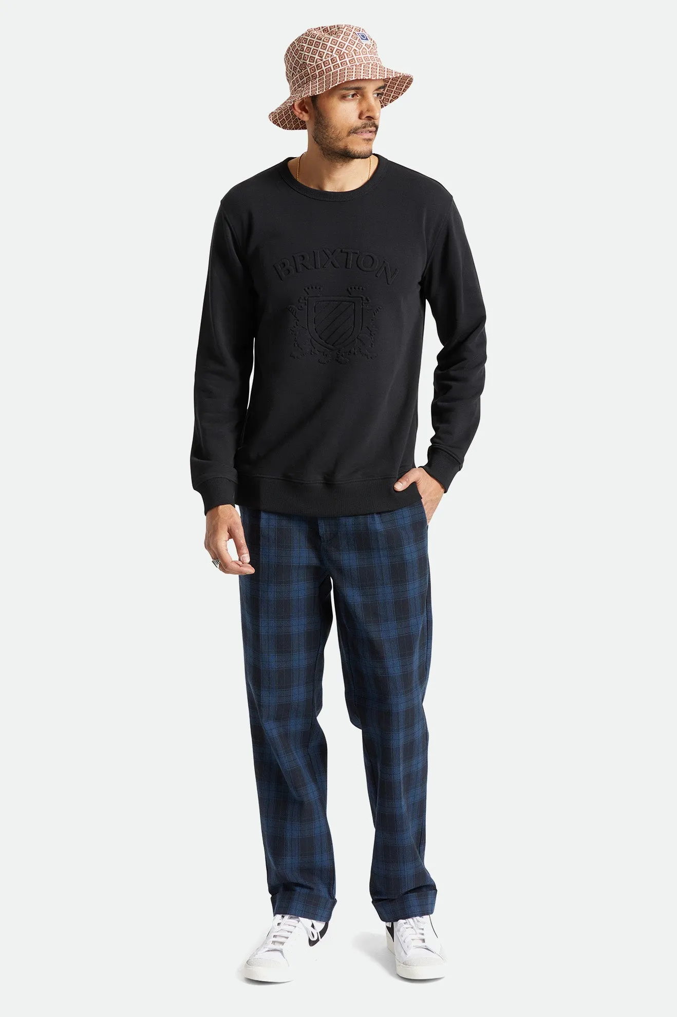 Lion Crest Crew - Black