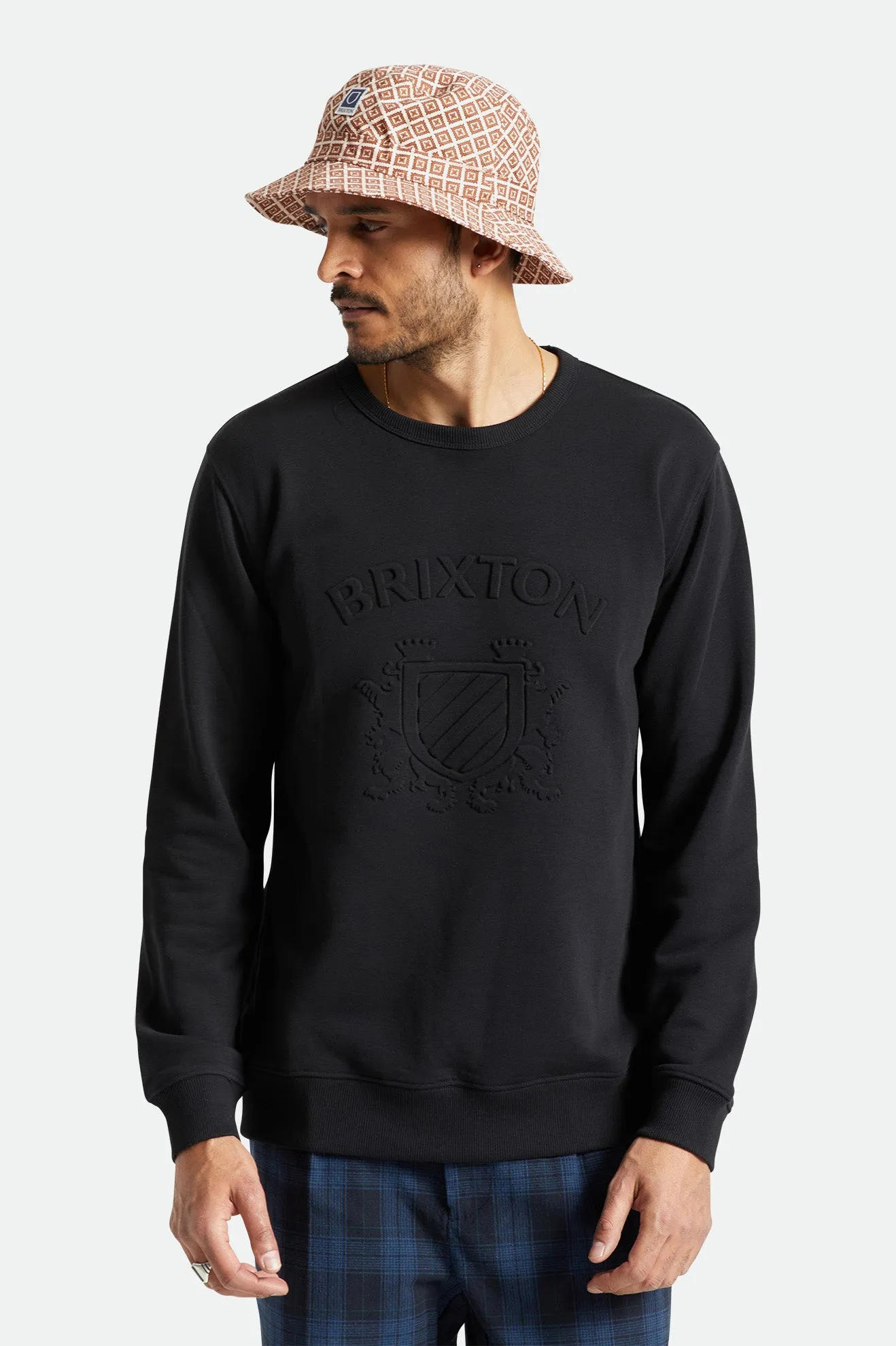 Lion Crest Crew - Black