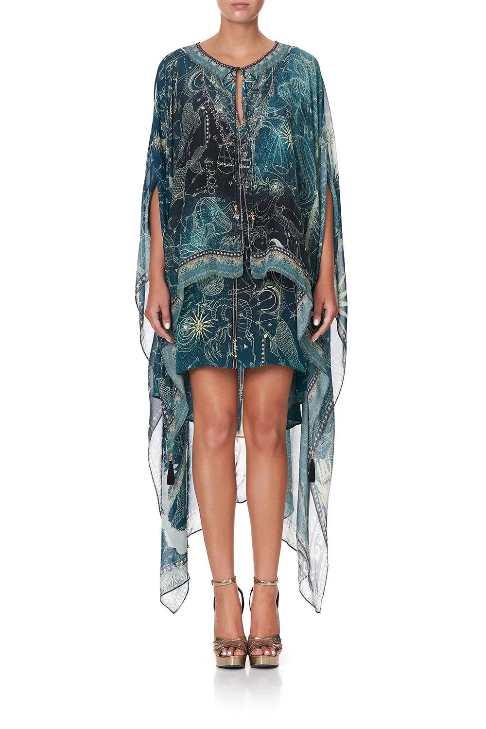 LONG SHEER OVERLAY DRESS INTO THE MYSTIQUE