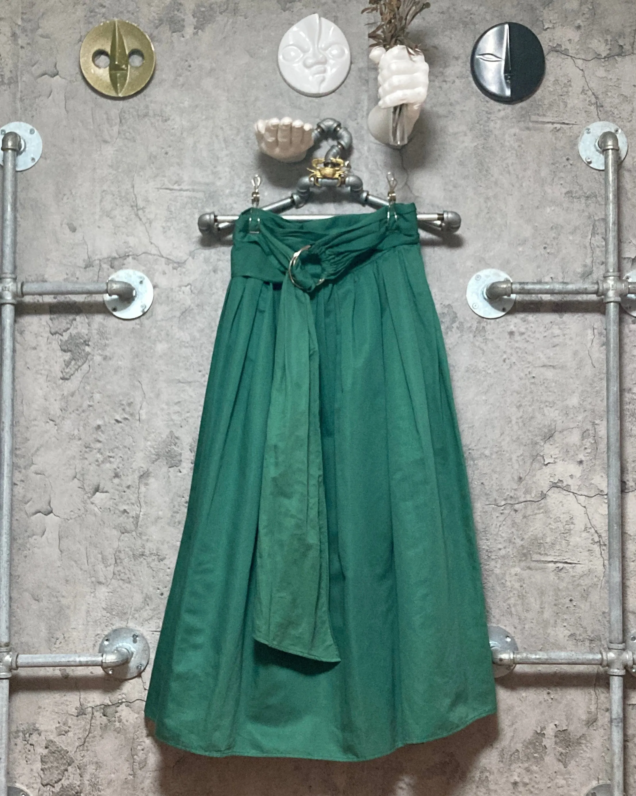 long skirt muller of yoshiokubo green