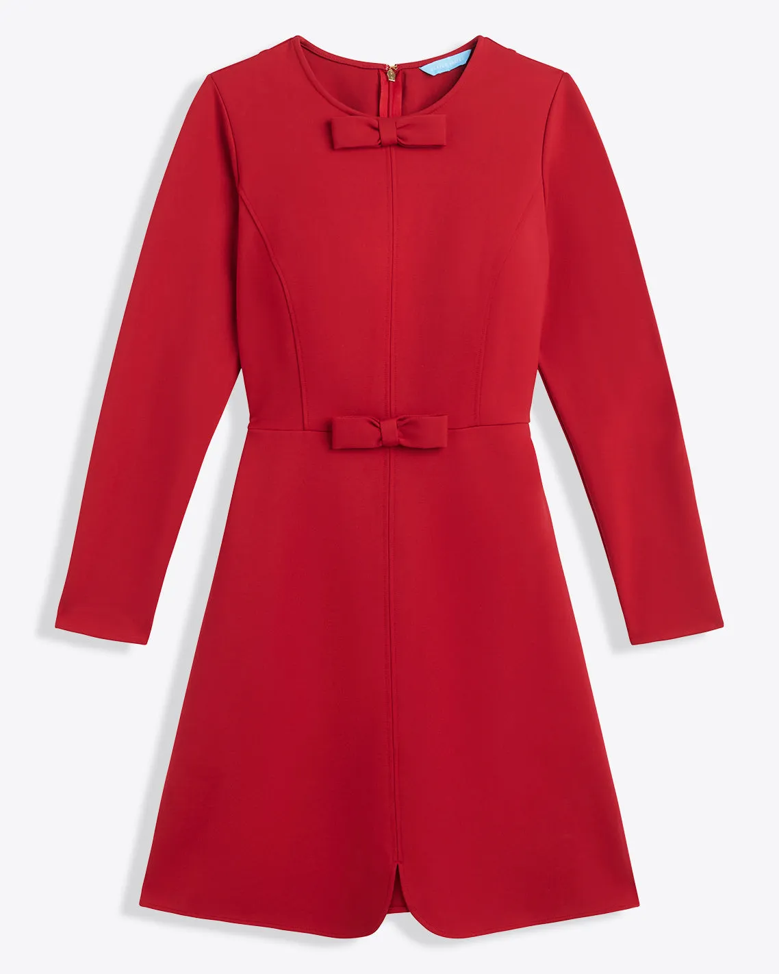 Long-Sleeve Sadie Shift Dress in Ponte