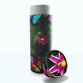 Magical Garden - Biodegradable & Eco Friendly Burial or Scattering Urn / Tube