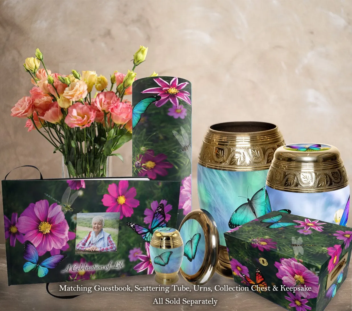 Magical Garden - Biodegradable & Eco Friendly Burial or Scattering Urn / Tube
