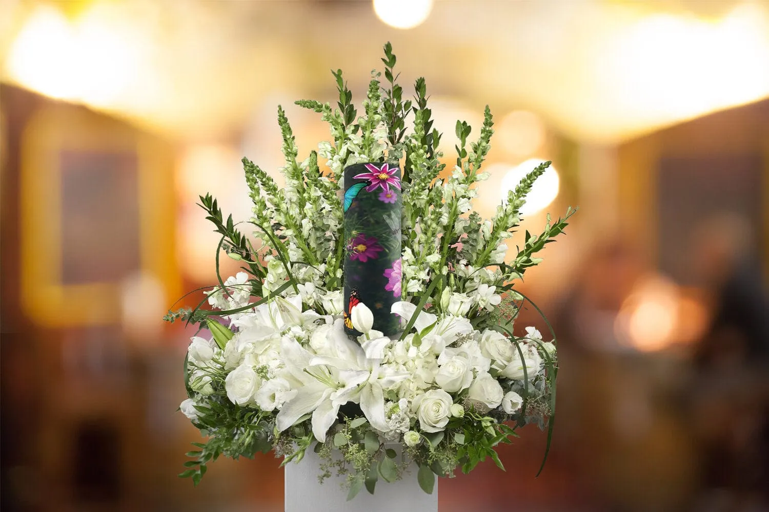 Magical Garden - Biodegradable & Eco Friendly Burial or Scattering Urn / Tube