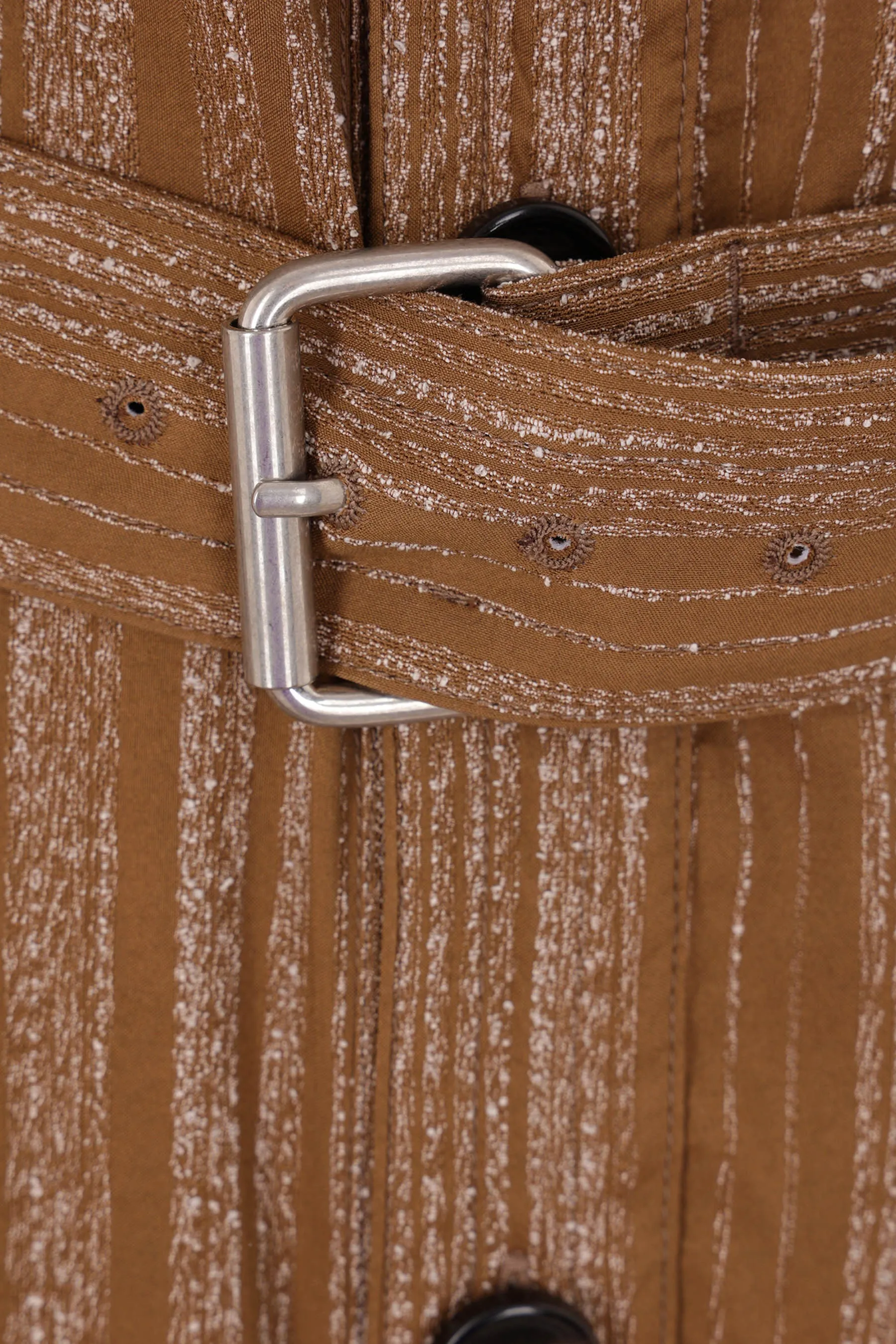 Mouliné Belted Dress