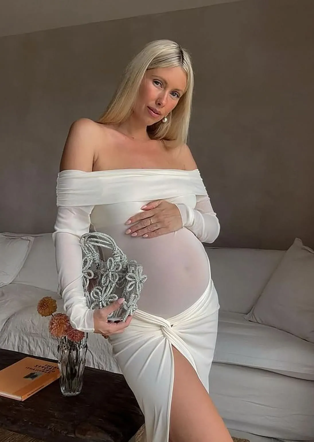 Off The Shoulder Soft Mesh Top