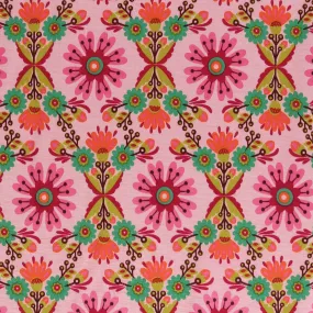 Printed Alpine Fleece - LADYBUG - Light Pink