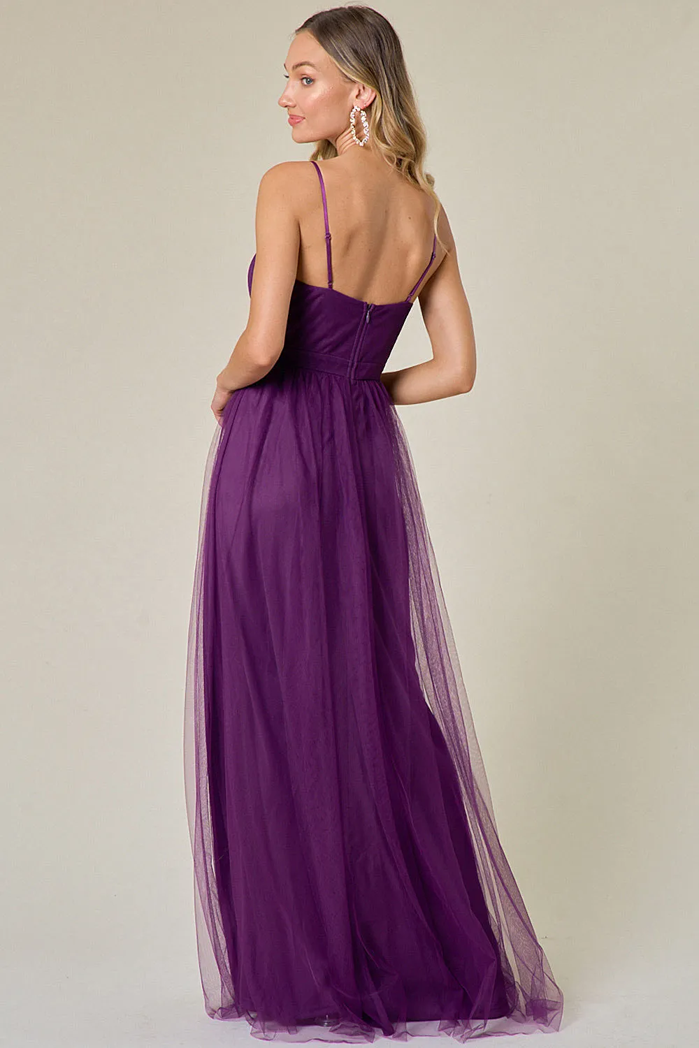 Prom Dress MF21081 | Eggplant