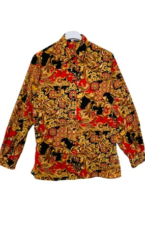 RENT Vintage Blouse in Bold Print
