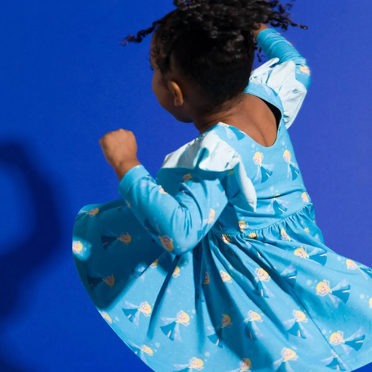SALE - Double Ruffle Let's Dance Dress_Disney's Frozen Elsa