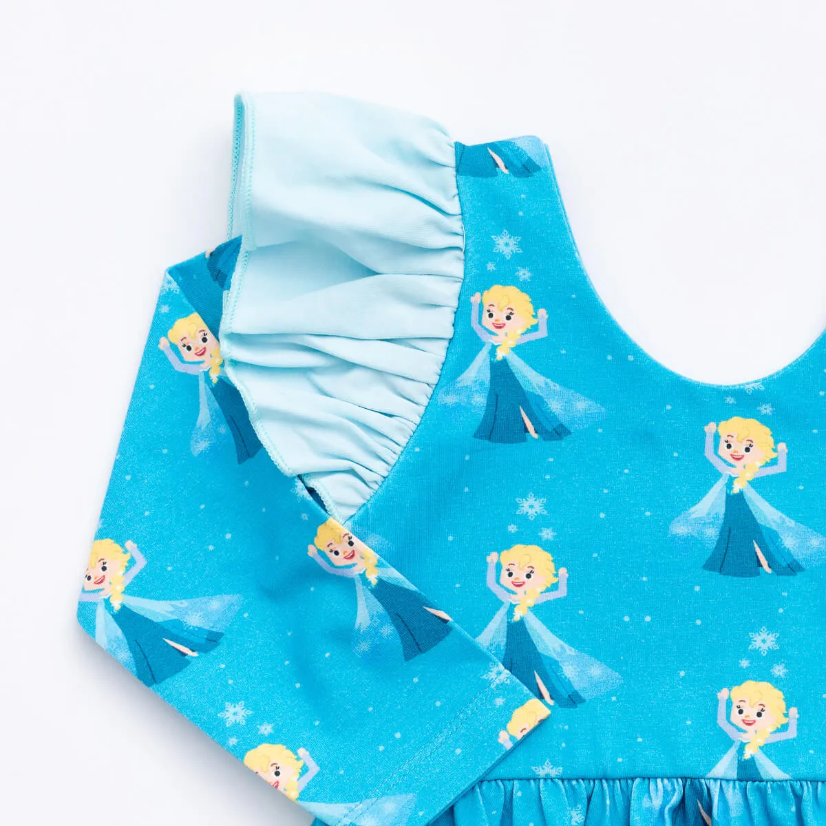 SALE - Double Ruffle Let's Dance Dress_Disney's Frozen Elsa