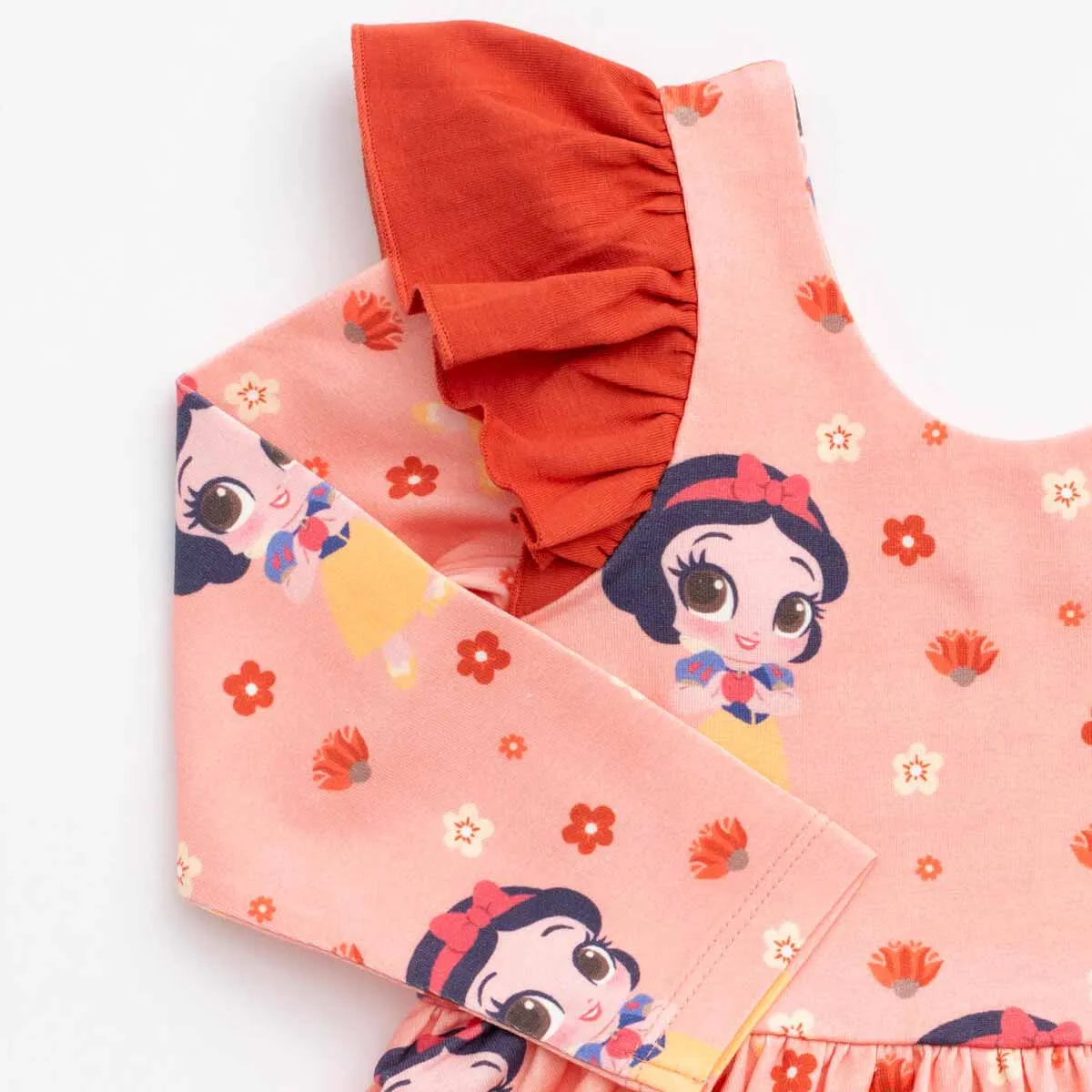 SALE - Double Ruffle Let's Dance Dress_Snow White