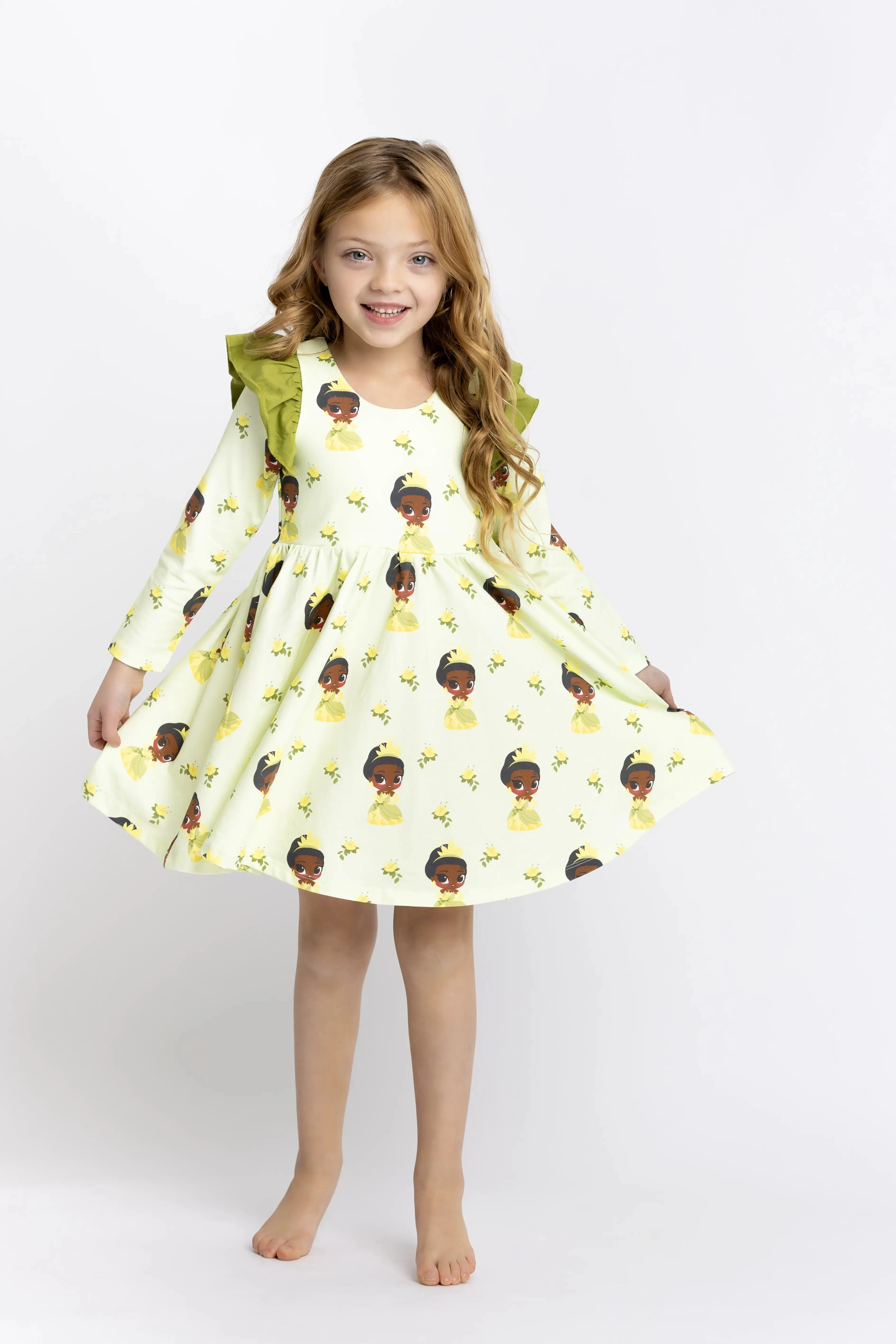 SALE - Double Ruffle Let's Dance Dress_Tiana
