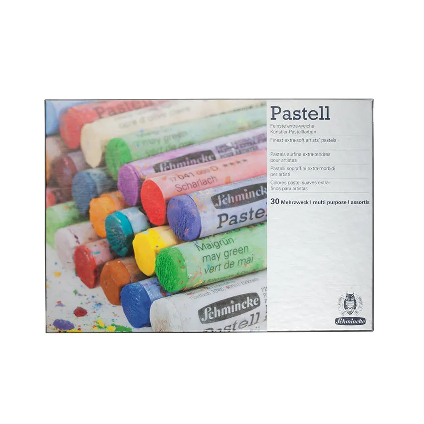 Schmincke Extra-Soft Pastel Assorted Set, Set of 30 Colors