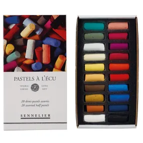 Sennelier Extra Soft Pastels 20 Half Stick - Assorted Set